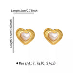 18K Gold-Plated Stud Earrings