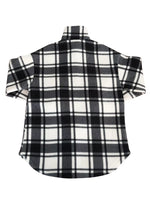Plaid Button-Up Jacket
