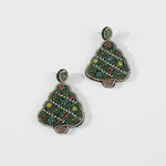 Christmas Tree Dangle Earrings