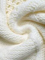 Cable Knit Round Neck Sweater