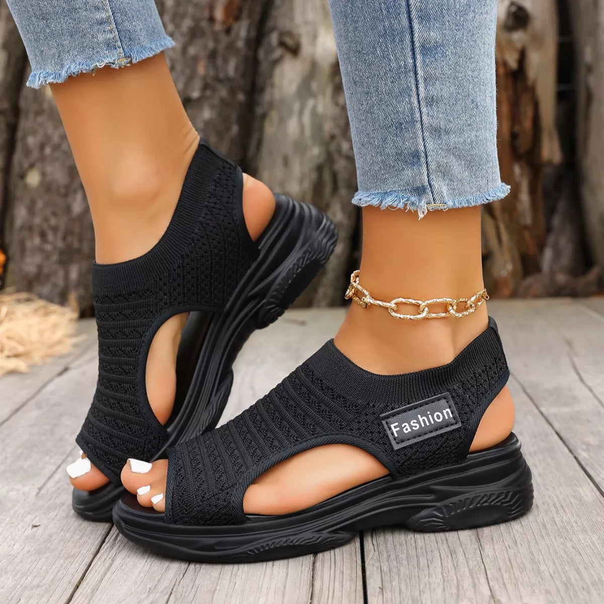 Open Toe Platform Sandals
