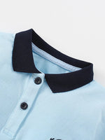 Children's Preppy Style Polo Shirt and Skirt Set