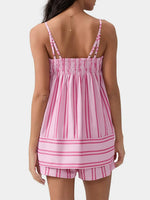 Smocked Square Neck Cami and Shorts Set