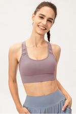 Scoop Neck Long Sports Bra