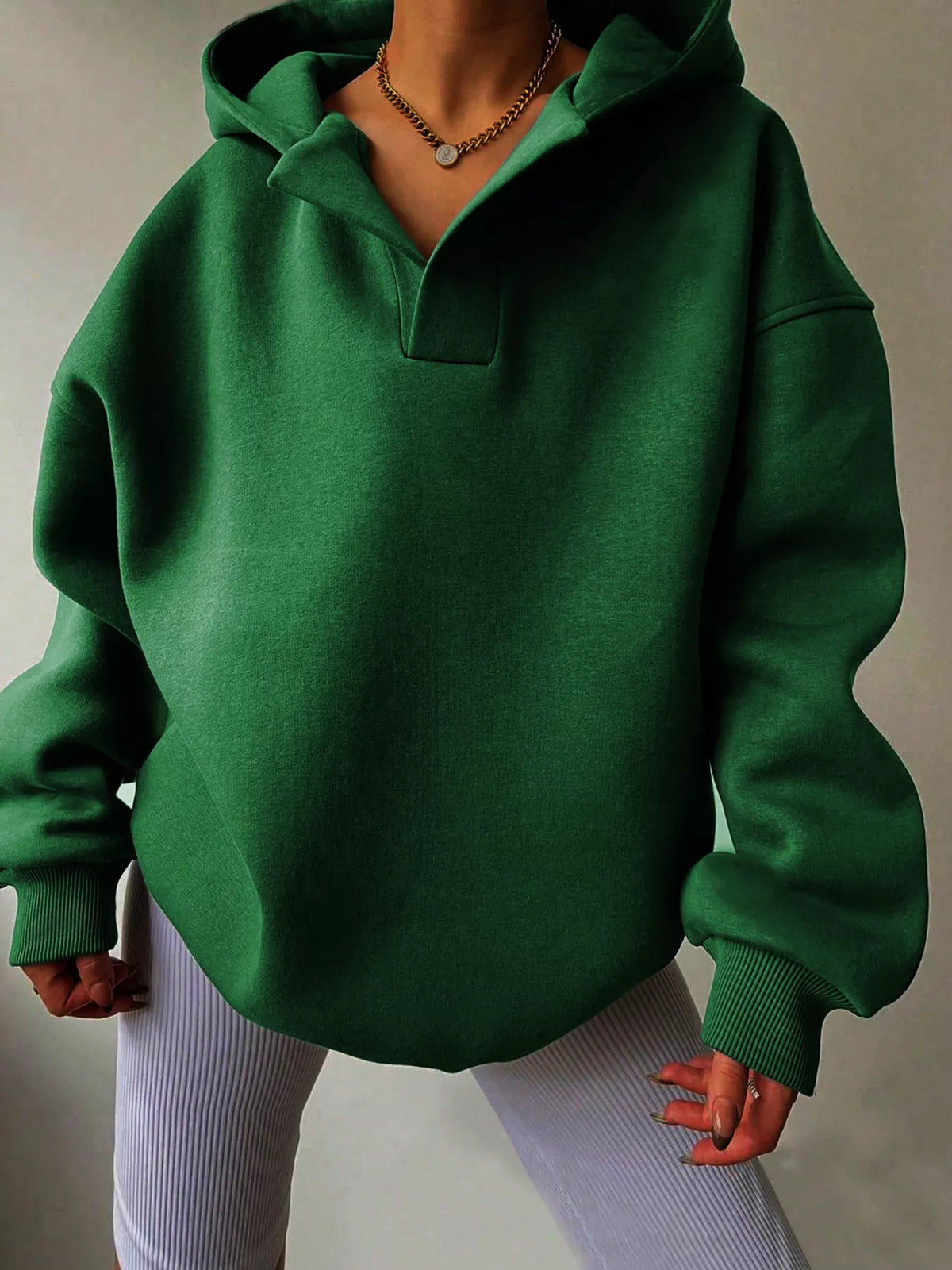 Dropped Shoulder Long Sleeve Sweatshirt