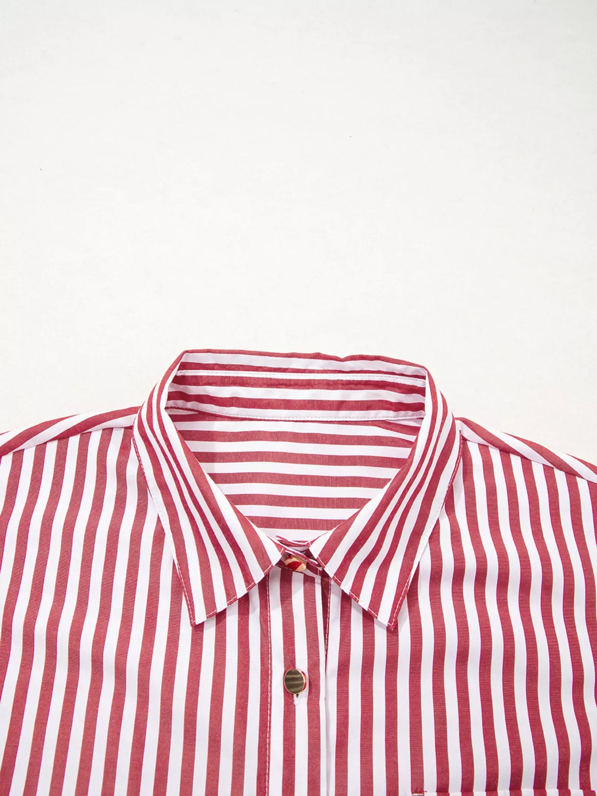 Striped Button-Up Long Sleeve Shirt