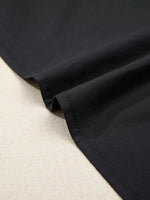 Notched Puff Sleeve Blouse