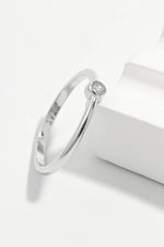 925 Sterling Silver Inland Zircon Ring