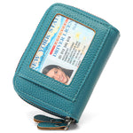 Double Zipper Card Case with ID Window