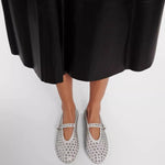 Studded Round Toe Slip-Ons