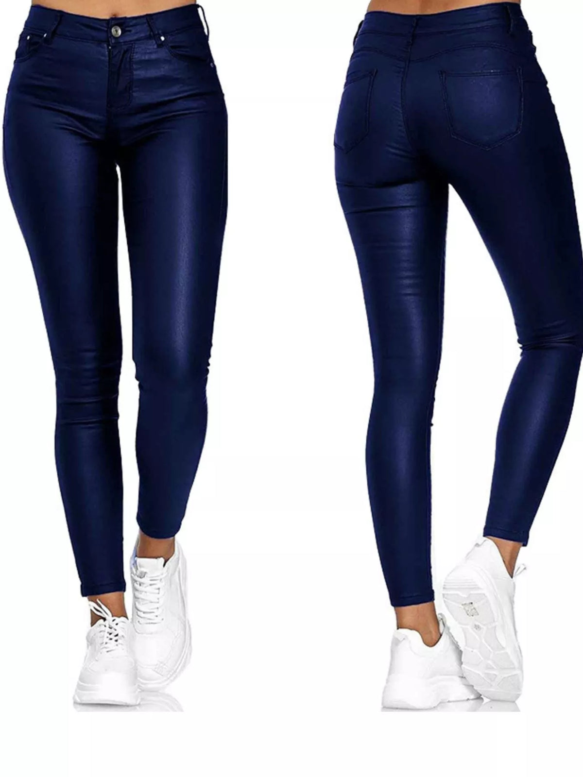 Full Size High-Waisted Skinny Pants Plus Size
