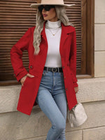 Button Up Long Sleeve Coat