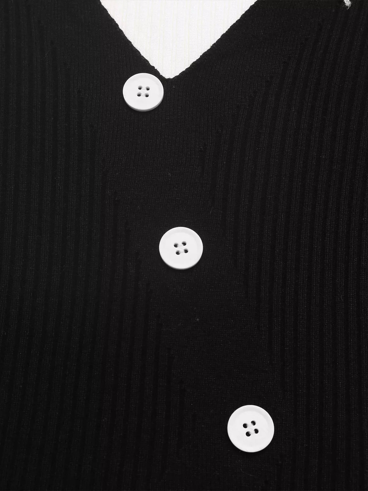 Color Block V-Neck Sweater