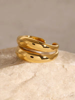 Stainless Steel Double-Layered Ring