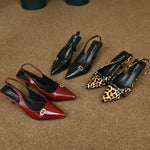 Pointed Toe Slingback Pumps