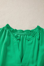 Elegant Ruffled Tiered Puff Sleeve Maxi Dress