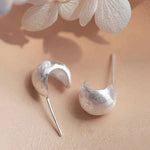 925 Sterling Silver C-Hoop Earrings