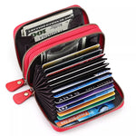 Leather Card Case with ID Window