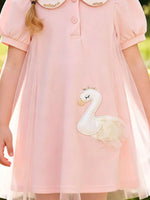 Children's Goose Short Sleeve Dress