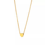 18K Gold-Plated Heart Pendant Necklace
