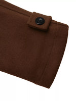 Single-Breasted Raglan Sleeve Outerwear