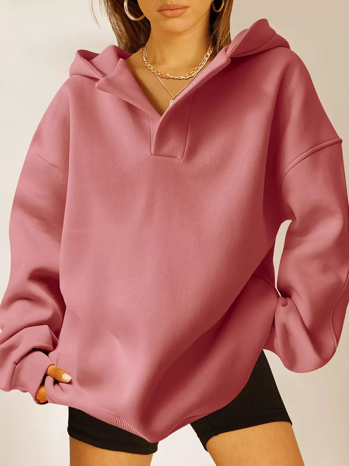Dropped Shoulder Long Sleeve Sweatshirt