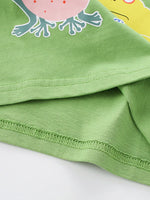 Children's Frogs Graphic Short Sleeve T-Shirt