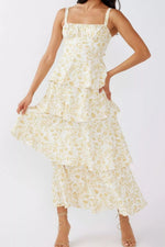 Floral Layered Maxi Dress