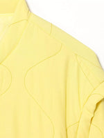 Quilted Lightweight Snap Down Puffer Jacket