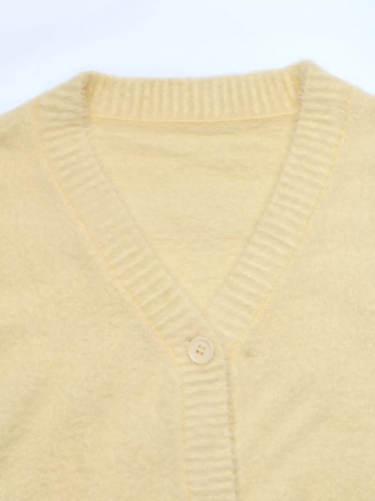 Button Up V-Neck Cardigan