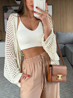 Hollow Out Open Front Cover-Up
