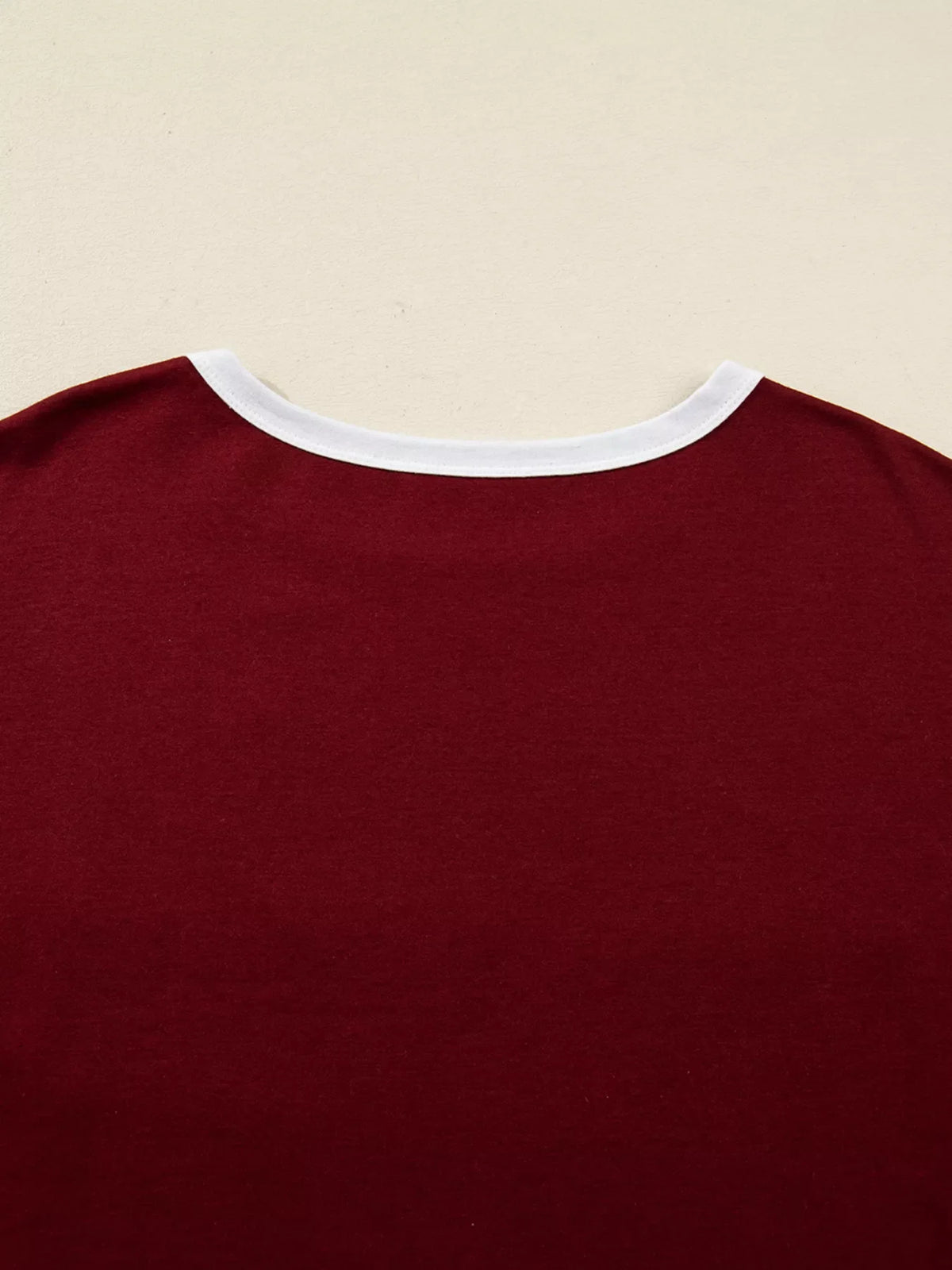 Flower Patched Round Neck Long Sleeve Top