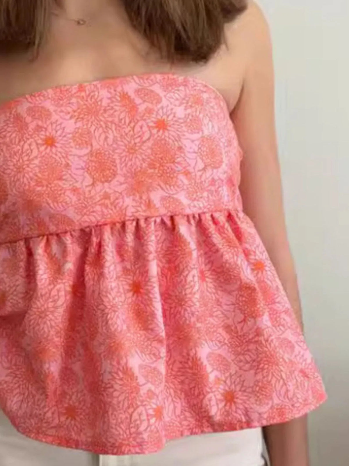 Tie Back Tube Top
