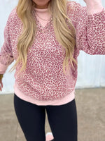 Leopard Long Sleeve Relaxed Fit Sweatshirt