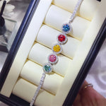5 Carat 925 Sterling Silver Moissanite Bracelet
