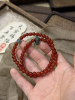 Double Layered Agate Beaded Bracelet