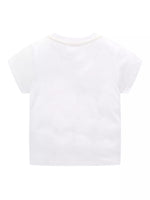 Children's Construction Vehicle Short Sleeve T-Shirt