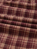 Plaid Patchwork Drop Shoulder Sweatshirt