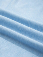 Notched Terry Long Sleeve Top