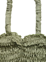 Smocked Halter Neck Cami