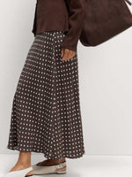 Polka Dot Midi Skirt