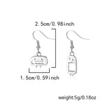 Halloween Asymmetrical Drop Earrings