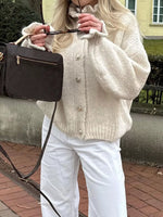 Button-Down Long Sleeve Cardigan