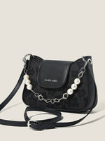 Pearl Chain Decor Shoulder Bag