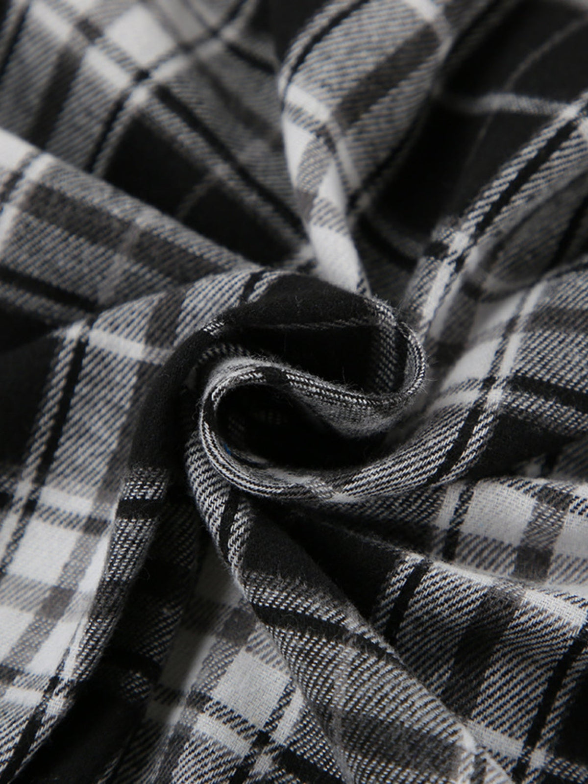 Oversized Plaid Button Up Shirt
