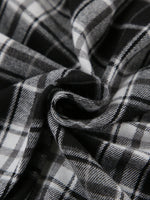 Oversized Plaid Button Up Shirt