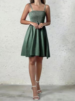 Full Size Smocked Square Neck Cami Dress Plus Size
