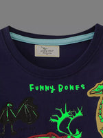 Children's Animal Skeleton Print T-Shirt