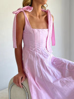 Gradient Tie Shoulder Maxi Dress