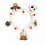 Halloween Beaded Charm Bracelet